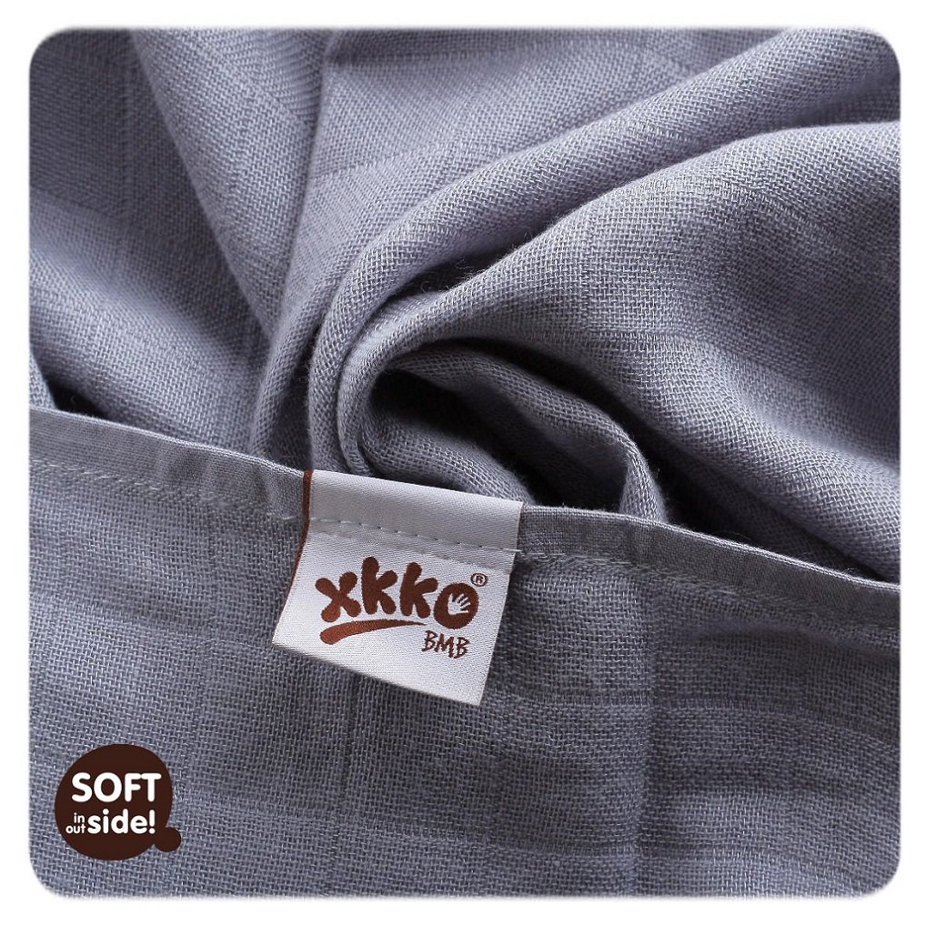 E-shop KIKKO Osuška/plienka bambusová Colours 90x100 (1 ks) – silver