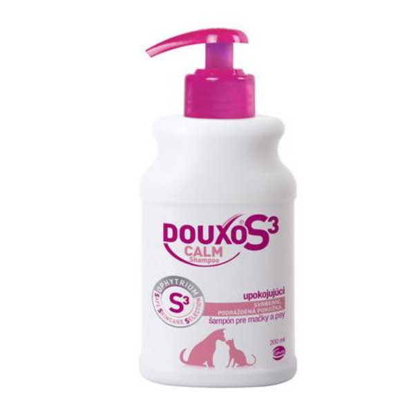 DOUXO S3 Calm šampón pre mačky a psy s citlivou pokožkou 200ml