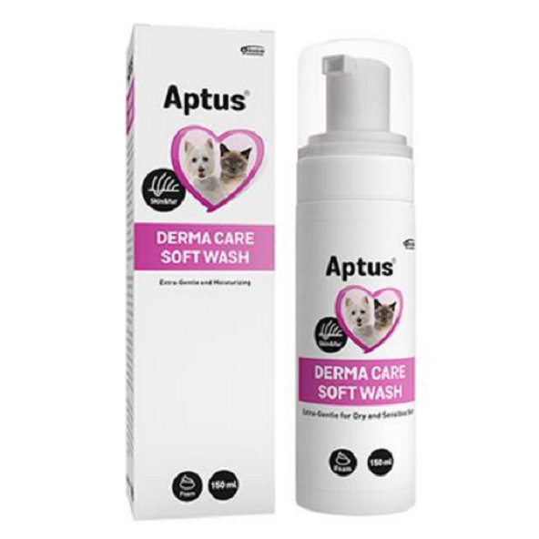Aptus Derma Care Soft Wash šampón pre mačky a psy so suchou pokožkou 150ml
