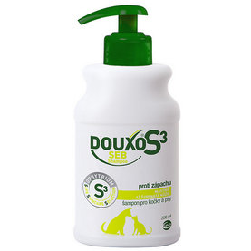 DOUXO S3 Seb šampón pre mačky a psy s mastnou pokožkou 200ml