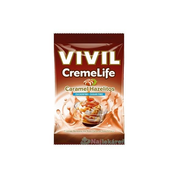 VIVIL BONBONS CREME LIFE CLASSIC orieškovo-karamelove  110 g