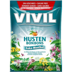 VIVIL BONBONS HUSTEN eukalyptovo-mentolove  60 g