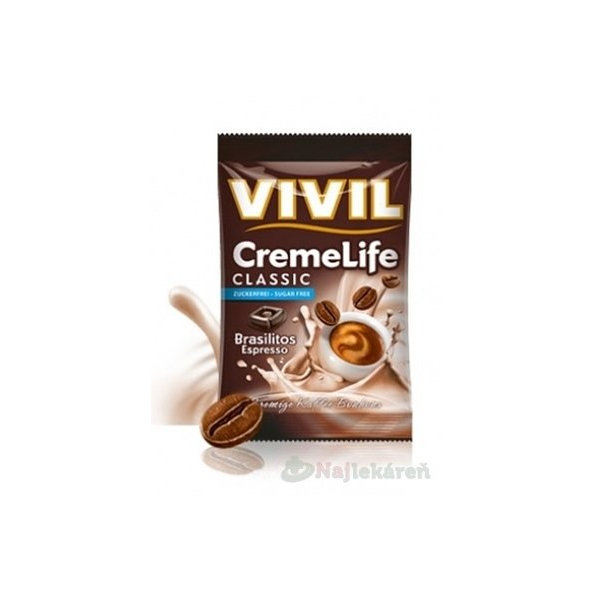 VIVIL BONBONS CREME LIFE CLASSIC kávove  110 g