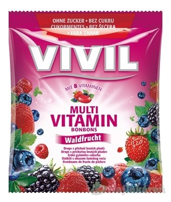 E-shop VIVIL BONBONS MULTIVITAMÍN lesné ovocie 60 g