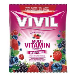VIVIL BONBONS MULTIVITAMÍN lesné ovocie 60 g