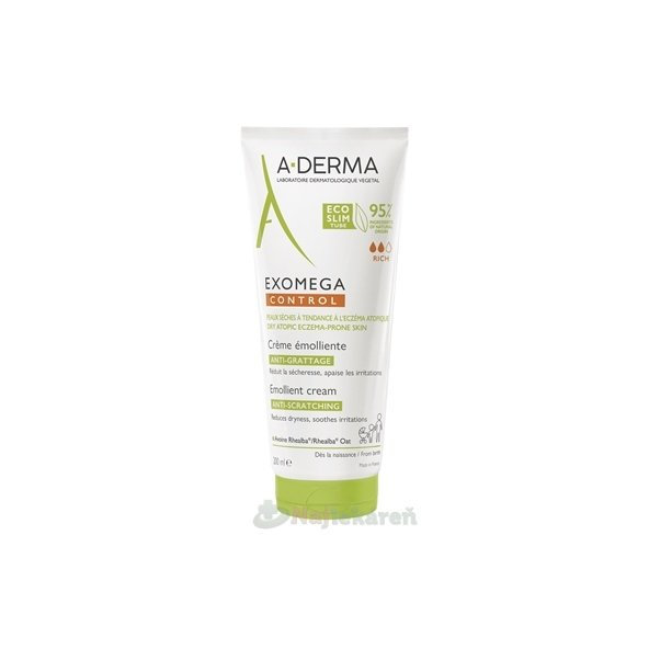 A-DERMA EXOMEGA CONTROL Emolienčný KRÉM 200 ml