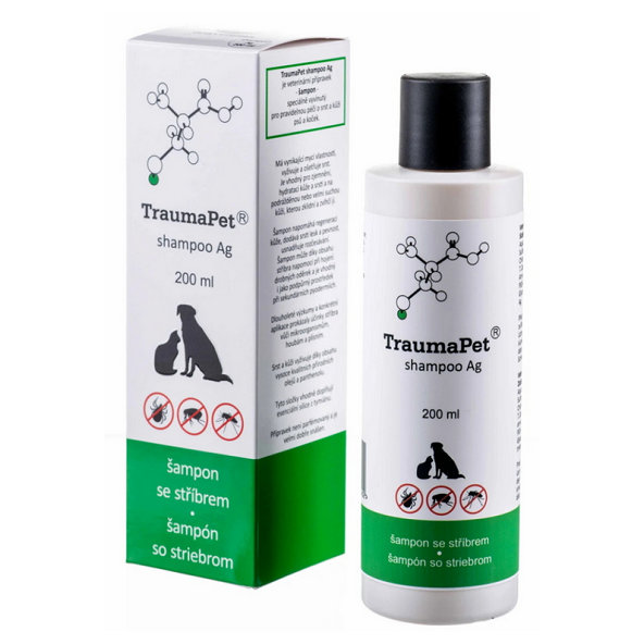 TraumaPet shampoo AG hojivý šampón so striebrom pre zvieratá 200ml