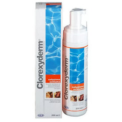 Clorexyderm antiseptický roztok s napeňovacím uzáverom pre domáce zvieratá 200 ml