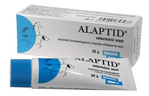 E-shop Alaptid 2% masť na ošetrenie labiek psov a mačiek 20g