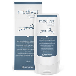 Medivet šampón pre starostlivosť o kožu a srsť domácich zvierat 100ml