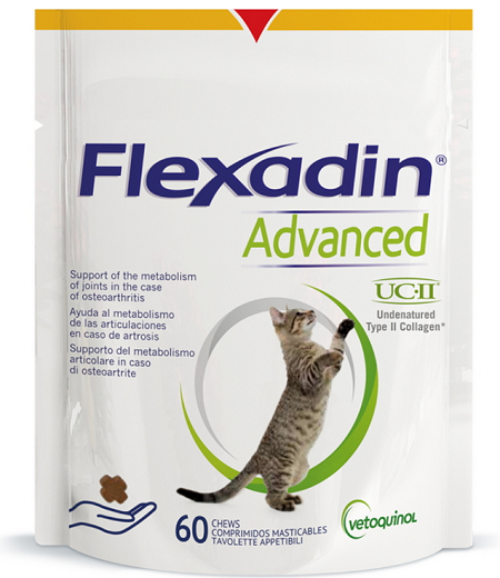 E-shop Flexadin Advanced žuvacie tablety pre mačky pri artróze 60tbl