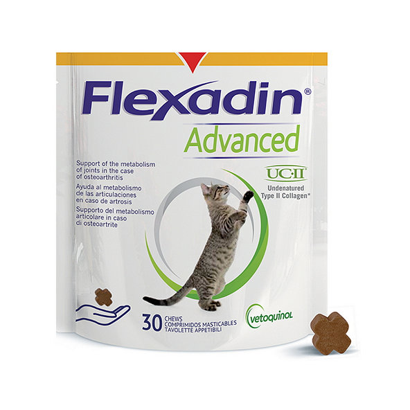 Flexadin Advanced žuvacie tablety pre mačky pri artróze 30tbl