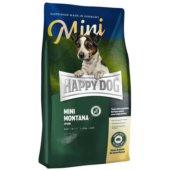 Happy Dog SUPER PREMIUM - Supreme MINI-konské mäso a zemiaky/bez obilia granule pre psy 4kg