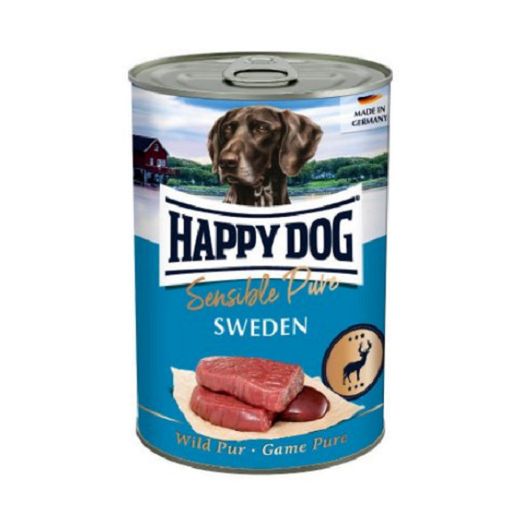 Happy Dog PREMIUM - Fleisch Pur - divinové mäso konzerva pre psy 800g
