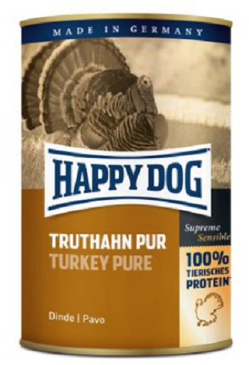 E-shop Happy Dog PREMIUM - Fleisch Pur - morčacie mäso konzerva pre psy 800g