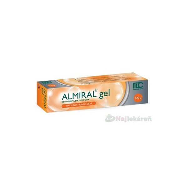 ALMIRAL gél na bolesť a zápal 100 g