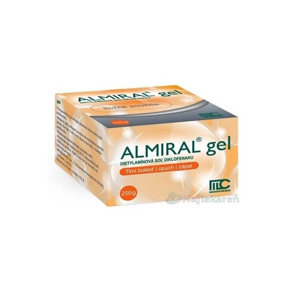 ALMIRAL gél na bolesť a zápal 250 g