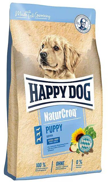 E-shop Happy Dog PREMIUM - NaturCroq - Puppy granule pre šteniatka 4kg