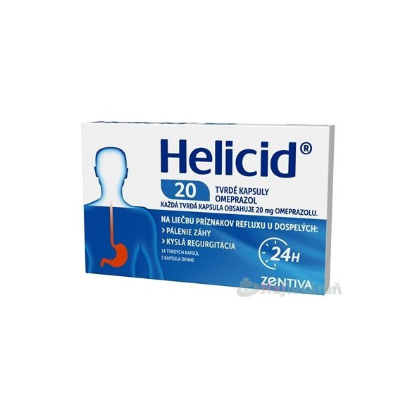 Helicid 20mg, 14 ks