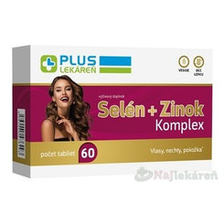 PLUS LEKÁREŇ Selén + Zinok Komplex, 60 tbl