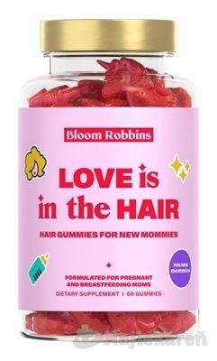 E-shop Bloom Robbins HAIR GUMMIES pre tehotné a dojčiace ženy 60ks