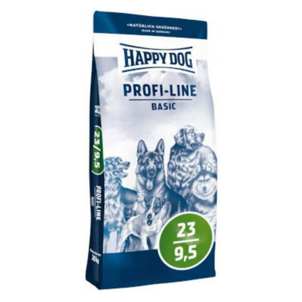 Happy Dog PROFI-LINE 23/9,5 Basic granule pre pracovné psy 20kg