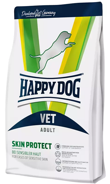 E-shop Happy Dog VET DIET - Skin - pri citlivej pokožke granule pre psy 4kg