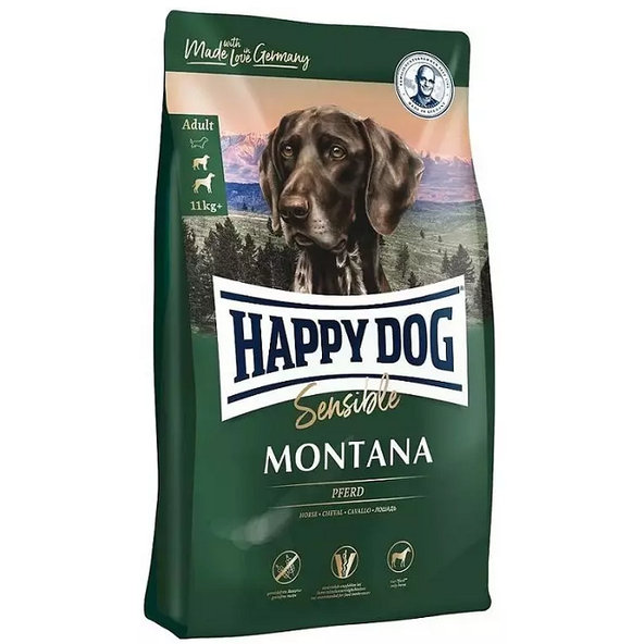 Happy Dog SUPER PREMIUM - Supreme SENSIBLE - Montana konské mäso granule pre psy 10kg