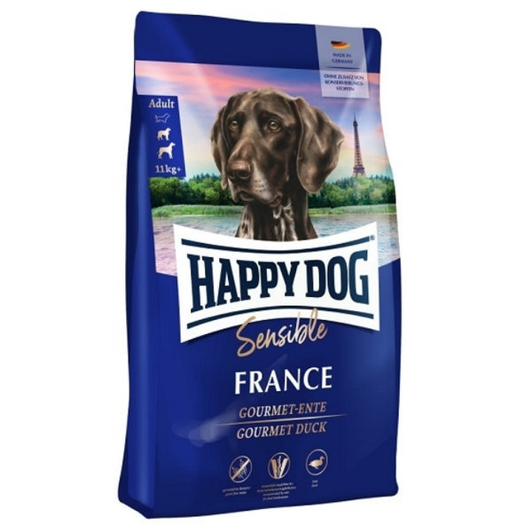 Happy Dog SUPER PREMIUM - Supreme SENSIBLE - France kačica granule pre psy 1kg