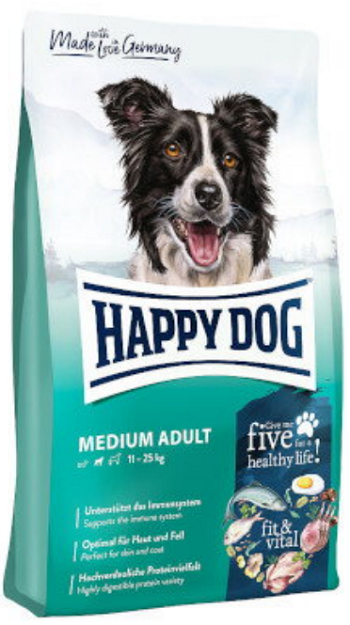 Happy Dog SUPER PREMIUM - Supreme FIT & VITAL 12kg granule pre stredné plemená psov (11-25kg)