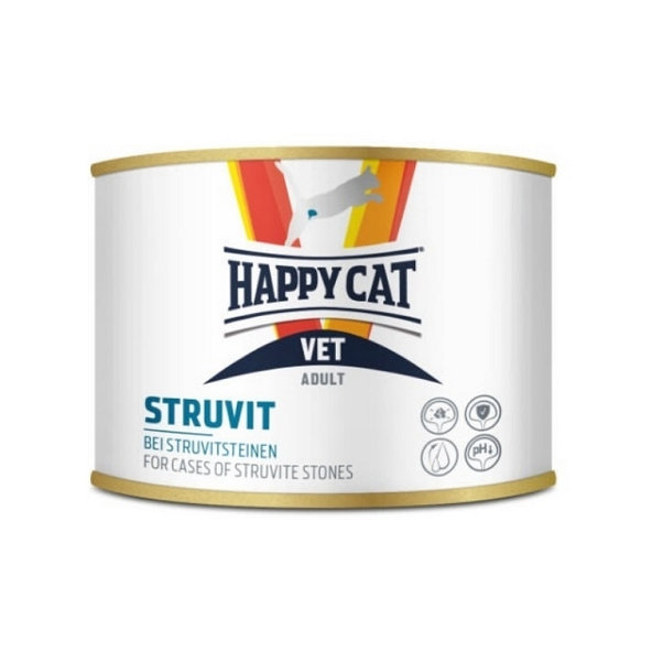 Happy Cat VET DIET - Struvit - pri struvitových kameňoch konzerva pre mačky 200g