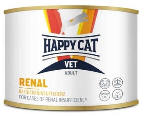 E-shop Happy Cat VET DIET - Renal - pri obličkovej nedostatočnosti konzerva pre mačky 200g