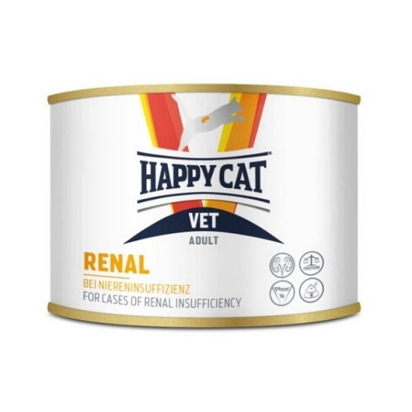 Happy Cat VET DIET - Renal - pri obličkovej nedostatočnosti konzerva pre mačky 200g