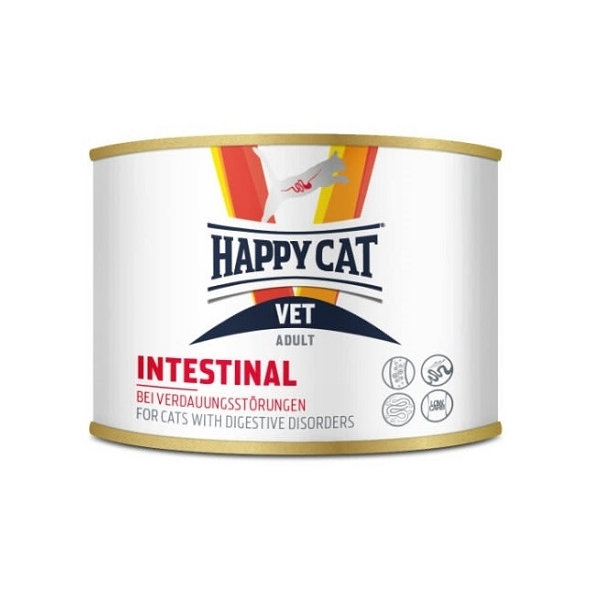 Happy Cat VET DIET - Intestinal - pri tráviacich poruchách konzerva pre mačky 200g