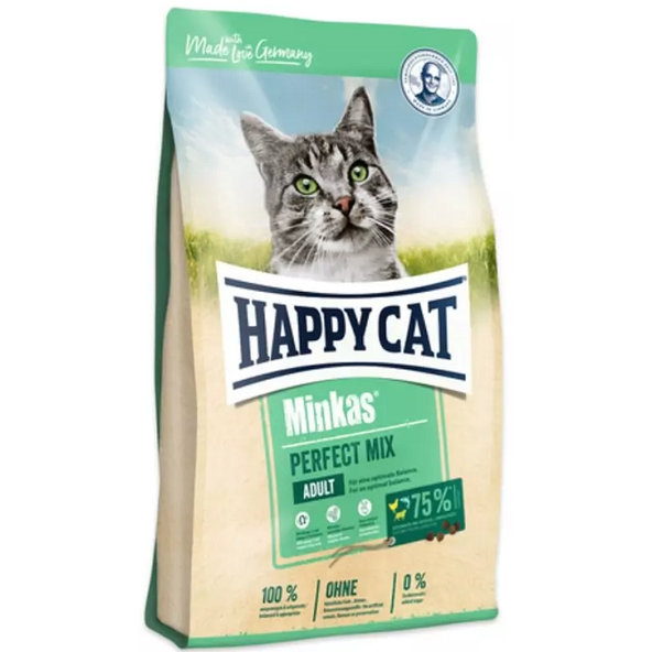 Happy Cat PREMIUM - MINKAS - Perfect Mix - granule pre mačky 1,5kg