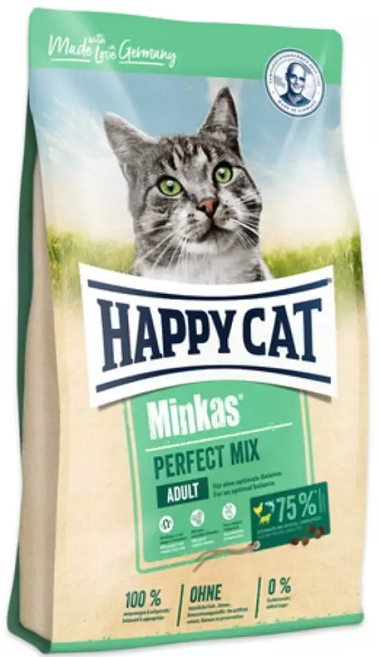 E-shop Happy Cat PREMIUM - MINKAS - Perfect Mix - granule pre mačky 10kg