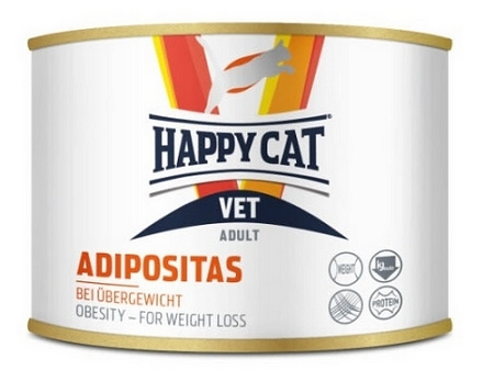 E-shop Happy Cat VET DIET - Adipositas - na chudnutie, konzerva pre mačky 200g
