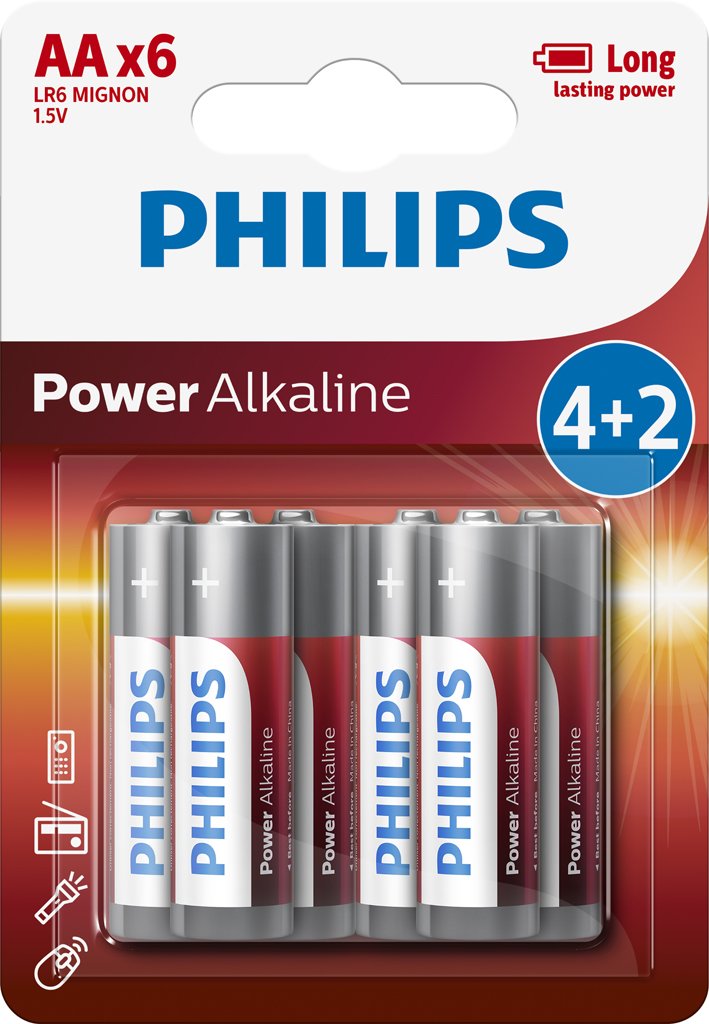 E-shop PHILIPS Batérie LR6P6BP/10