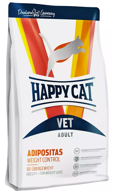 E-shop Happy Cat VET DIET - Adipositas - na chudnutie, granule pre mačky 1kg