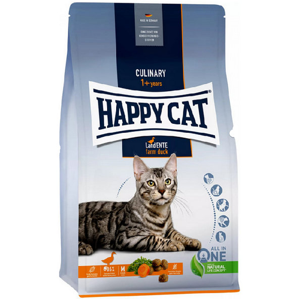 Happy Cat SUPER PREMIUM - ALL IN ONE Culinary vidiecka kačka granule pre mačky 1,3kg