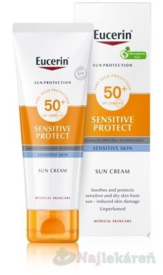 E-shop Eucerin SUN SENSITIVE PROTECT SPF 50+ krém 50ml