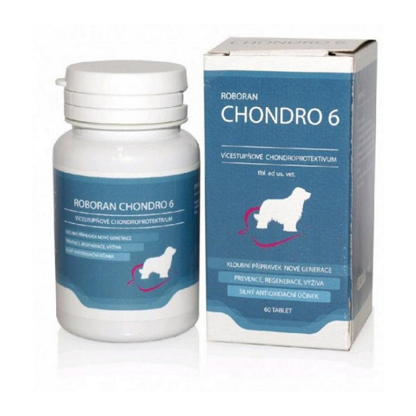 Roboran Chondro 6 - výživa kĺbov pre psy 60tbl
