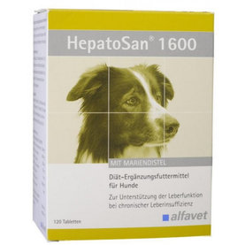HepatoSan 1600mg na podporu funkcie pečene pre psy 32tbl