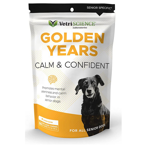 VetriScience GOLDEN YEAR Calm&Confindent zmes biopeptidov pre stárnuce psy 60tbl