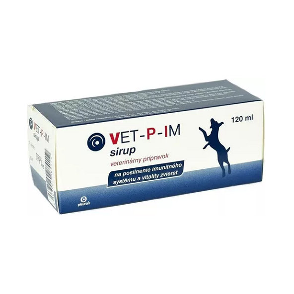 VET-P-IM sirup na posilnenie imunity zvierat 120 ml