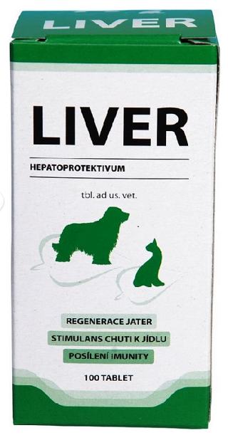 E-shop Liver tablety na ochranu pečene pre psov a mačky 100tbl