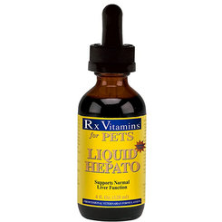 Liquid Hepato chicken flavour kvapky na podporu funkcie pečene pre psy a mačky 120ml
