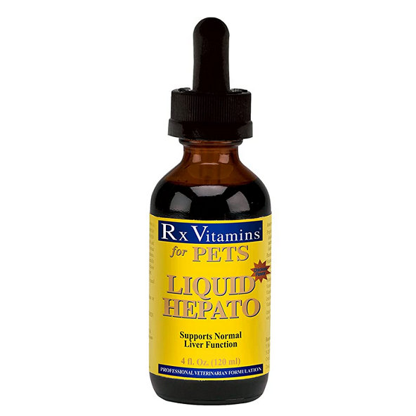 Liquid Hepato chicken flavour kvapky na podporu funkcie pečene pre psy a mačky 120ml
