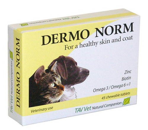 E-shop Dermo Norm na zdravú pokožku a srsť pre psy a mačky 100tbl