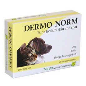 Dermo Norm na zdravú pokožku a srsť pre psy a mačky 100tbl